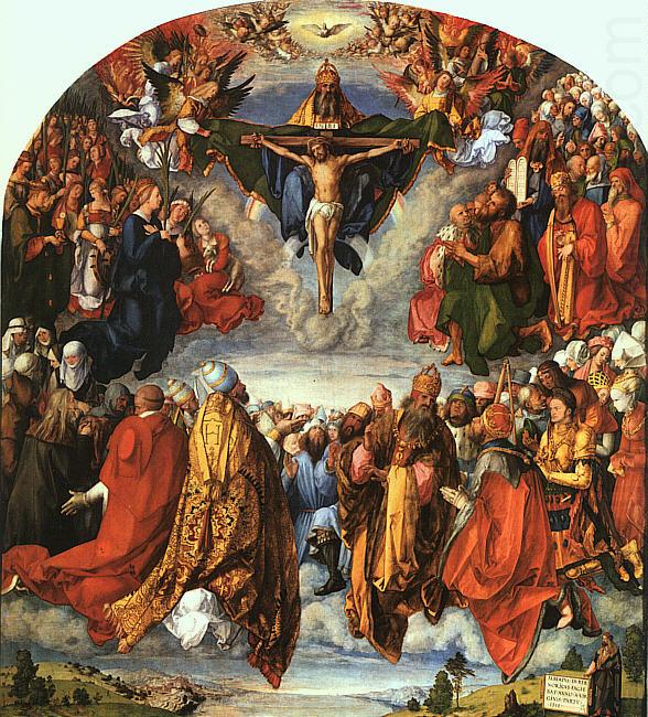 Albrecht Durer Adoration of the Trinity china oil painting image